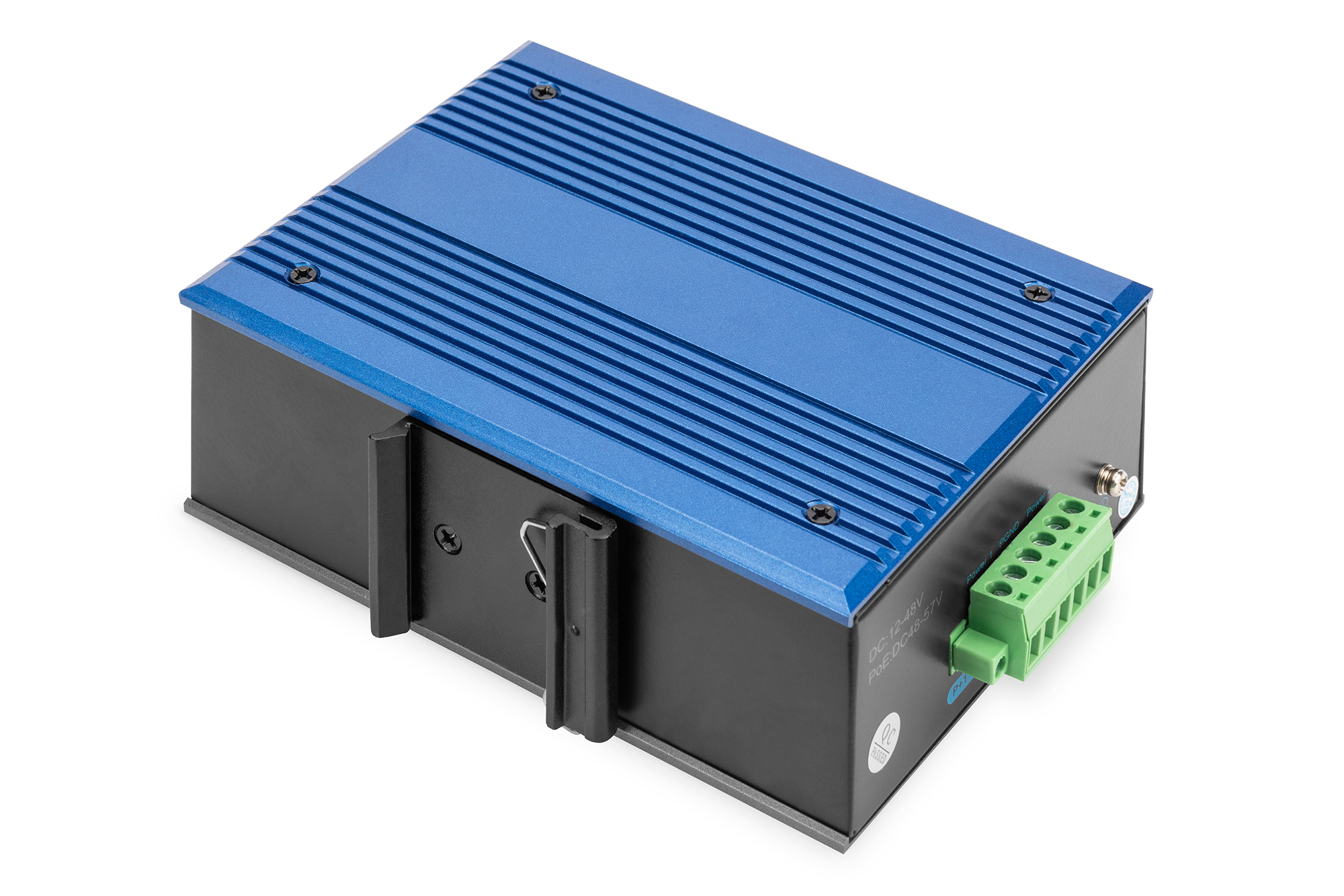 DIGITUS Industrial 8-Port Gigabit Switch, Unmanaged, Ansicht 3