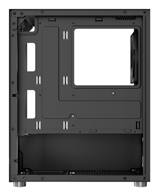 AEROCOOL ADVANCED TECHNOLOGIES Geh Mini CS-111 v1 MicroATX/MiniITX black - Midi/Minitower - Micro/Mini/Flex-ATX, Ansicht 3
