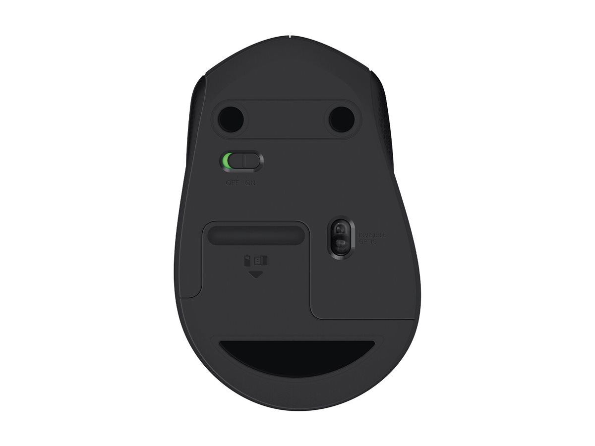 Logitech M330 SILENT PLUS - Maus - 3 Tasten - kabellos - 2.4 GHz - kabelloser Empfänger (USB)