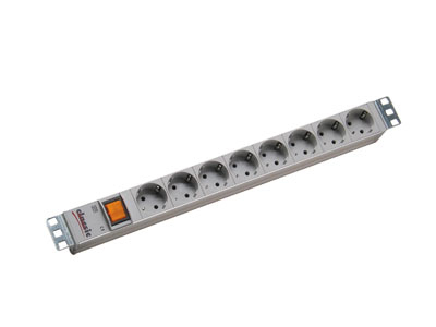 Bachmann Steckdosenleiste (Rack - einbaufähig) - Ausgangsanschlüsse: 8 - 1U - 48.3 cm (19), Ansicht 2