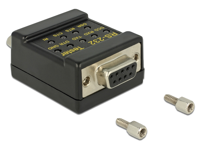 Delock RS-232 Tester DB9 female > DB9 male, Ansicht 3
