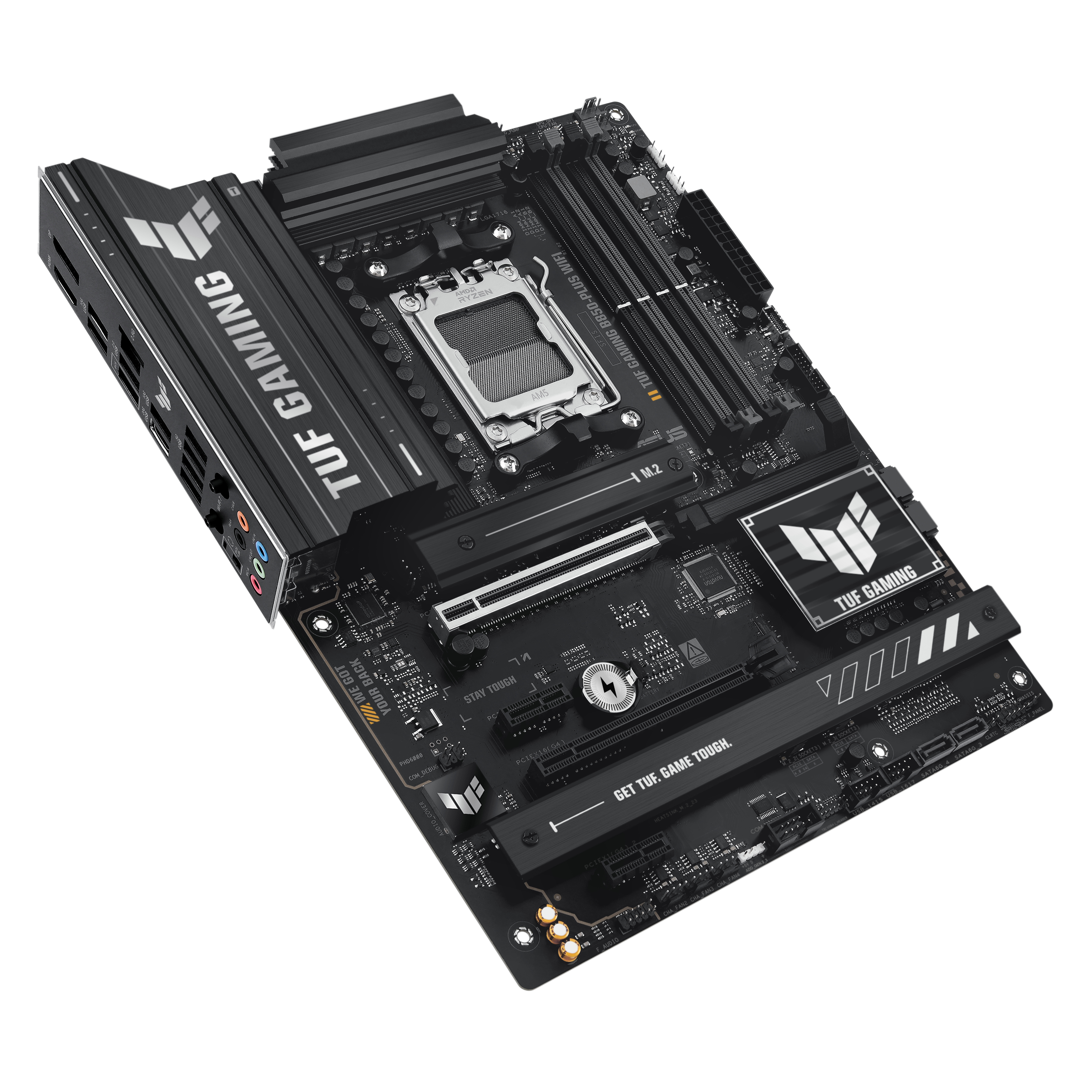 ASUS TUF GAMING B850-PLUS WIFI - Motherboard - ATX - Socket AM5 - AMD B850 Chipsatz - Onboard-Grafik (CPU erforderlich), Ansicht 2