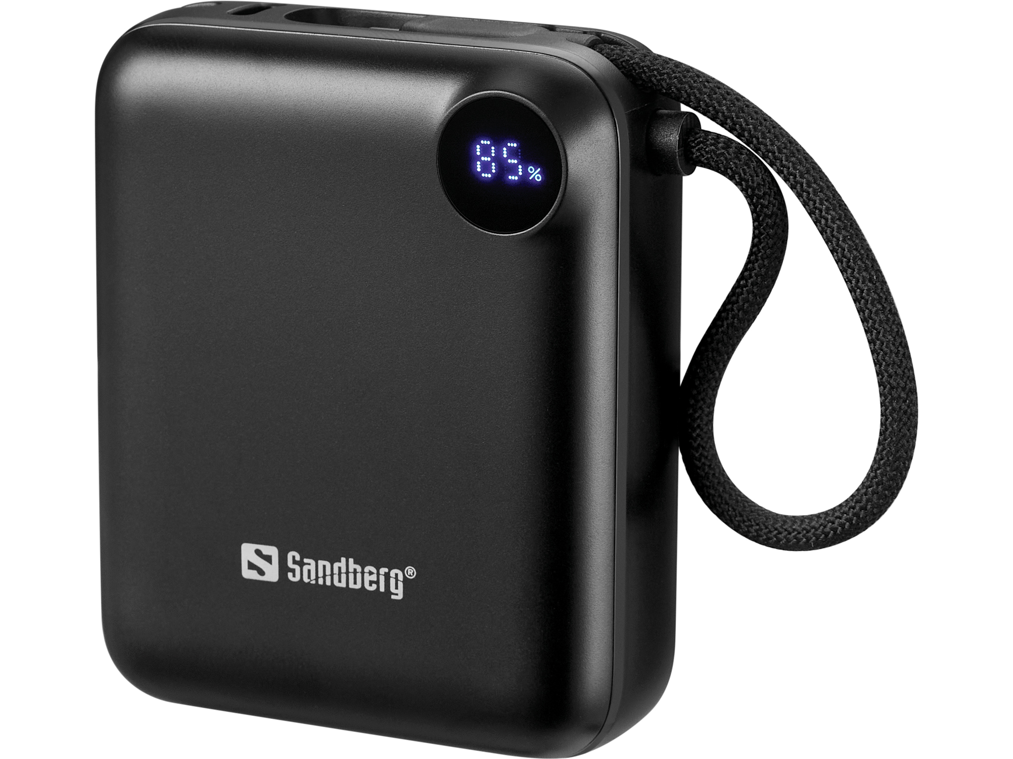 SANDBERG Connect - Powerbank - 10000 mAh - 38.5 Wh - 20 Watt - 3 A - 3 Ausgänge (24 pin USB-C), Ansicht 3