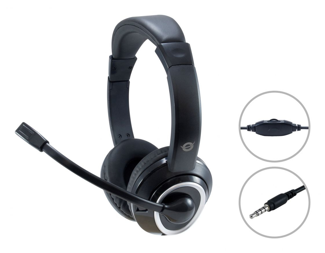 Conceptronic POLONA02B - Headset - On-Ear - kabelgebunden, Ansicht 2