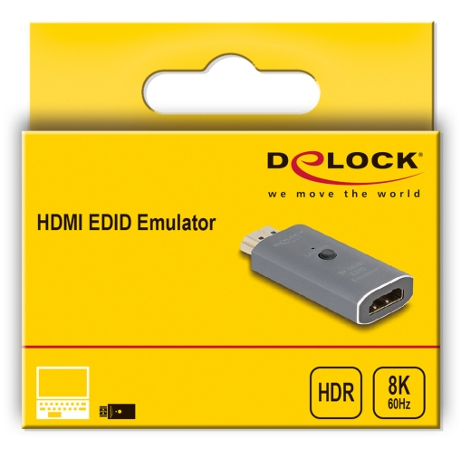 Delock EDID-Leser/Schreiber - HDMI - Anthrazit, Ansicht 3
