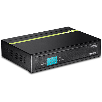 TRENDnet TPE S50 - Switch - unmanaged - 4 x 10/100 (PoE), Ansicht 2