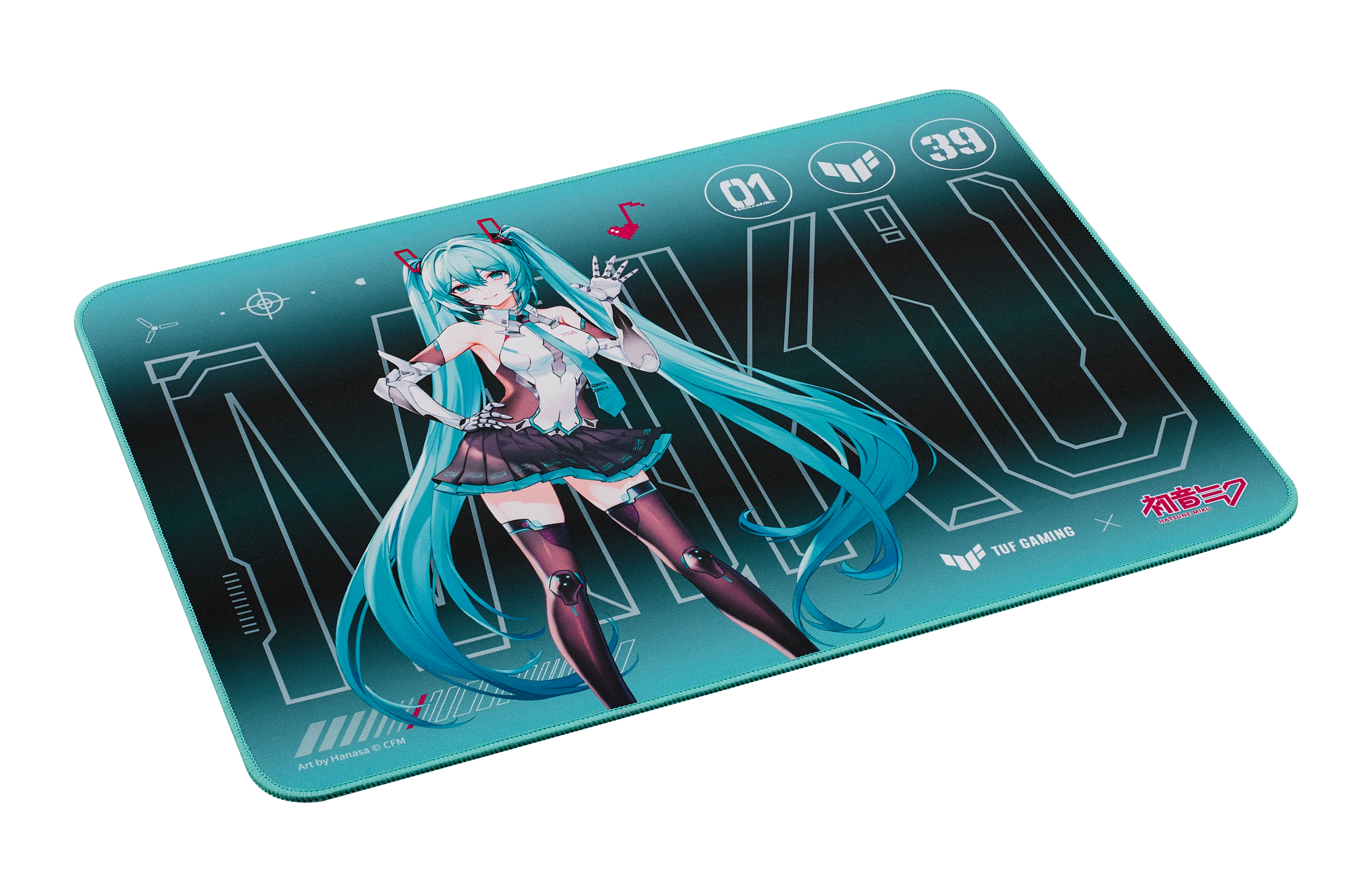 ASUS TUF Gaming P1 Hatsune Miku Edition - Mauspad, Ansicht 2
