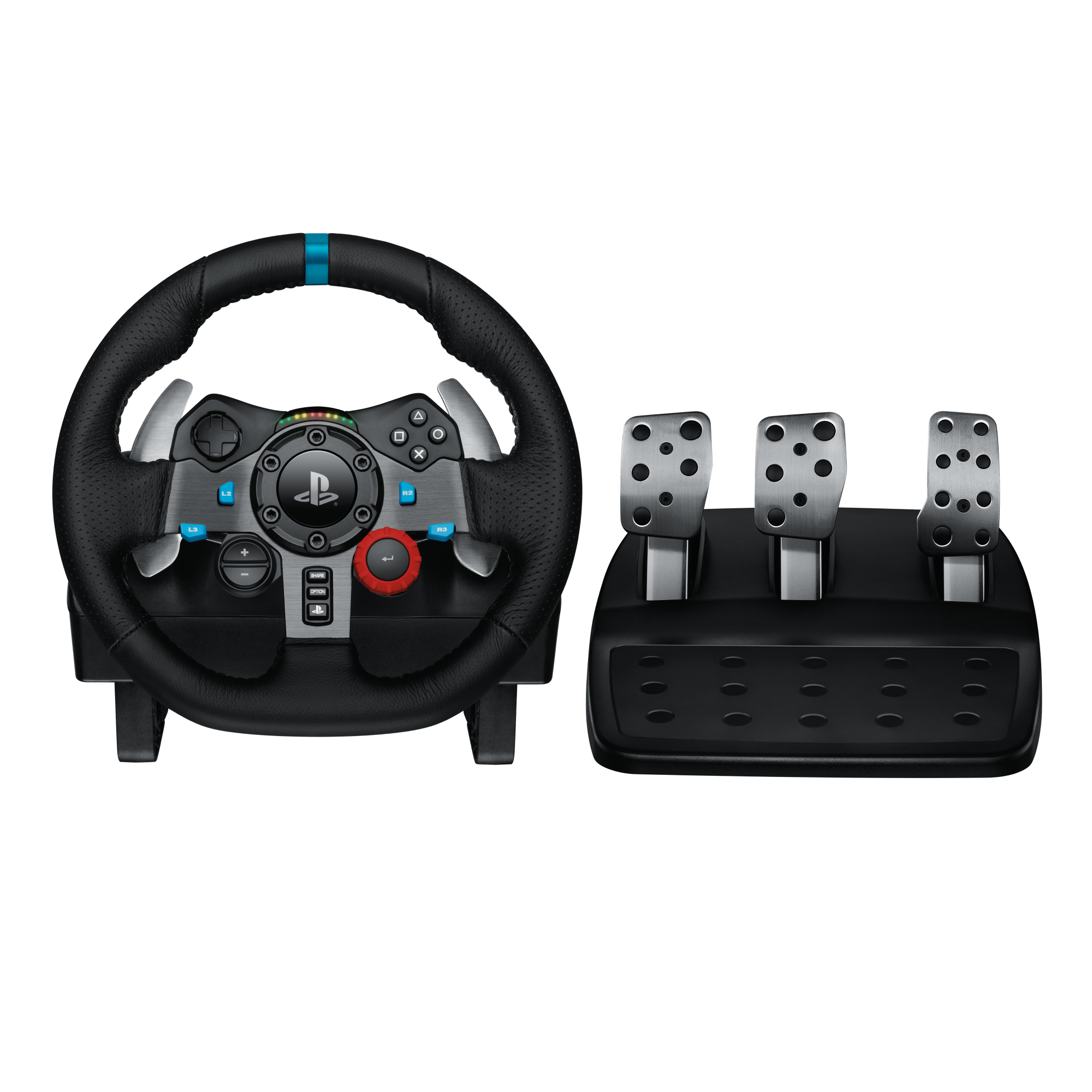 Logitech G G29 Driving Force, Lenkrad + Pedale, PC, PlayStation 4, PlayStation 5, Playstation 3, D-Pad, Analog, Kabelgebunden, USB 2.0