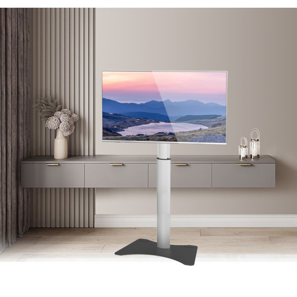 Techly TV LED/LCD Standfuß, 32-70'', höhenverstellbar, schwarz, silber, Ansicht 4