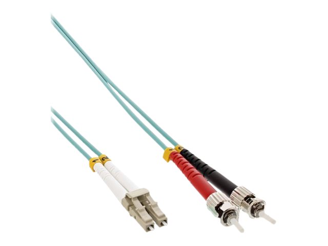 InLine - Patch-Kabel - LC Multi-Mode (M) zu ST multi-mode (M) - 20 m - Glasfaser - Duplex