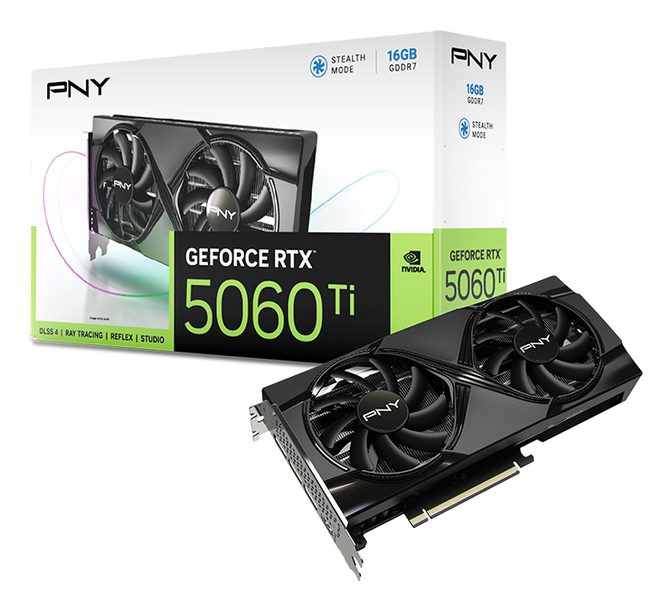 PNY GeForce RTX 5060 Ti 16GB - Grafikkarten - GeForce RTX 5060 Ti, Ansicht 2