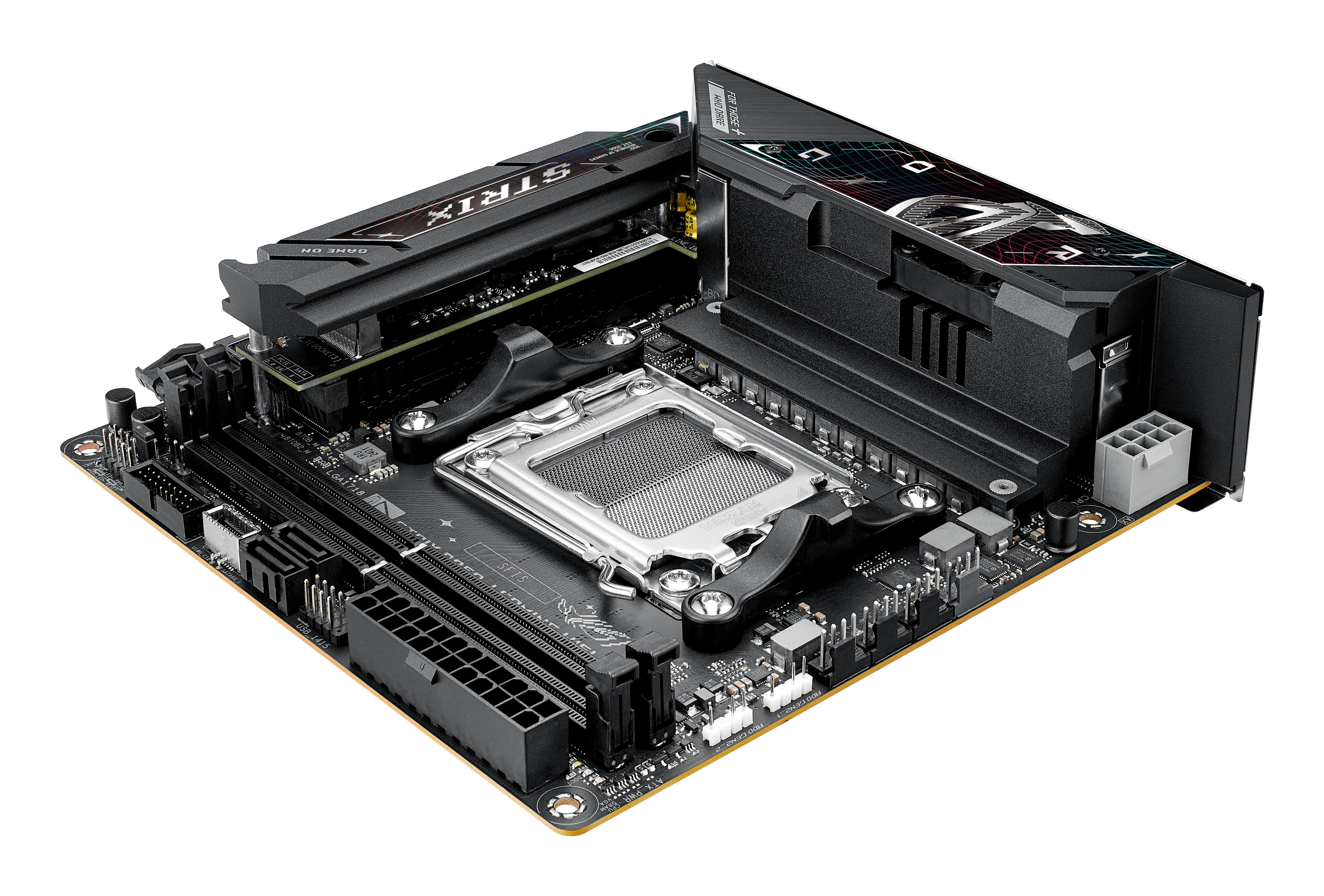ASUS ROG STRIX B850-I GAMING WIFI - Motherboard - Mini-ITX - Socket AM5 - AMD B850 - Onboard-Grafik (CPU erforderlich), Ansicht 3