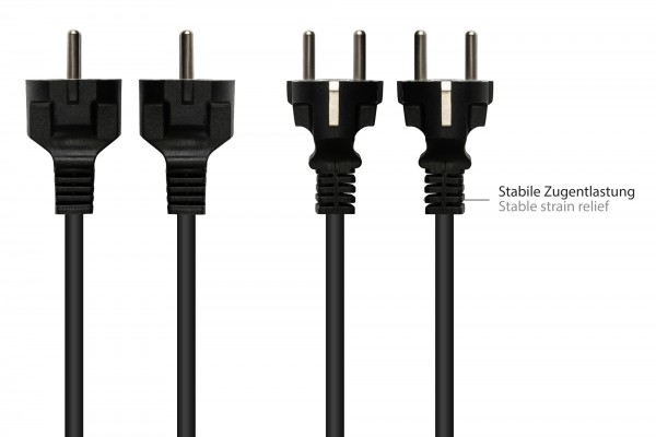 Good Connections P0030-S050 - 5 m - Netzstecker Typ E+F - C13-Koppler - 250 V, Ansicht 4