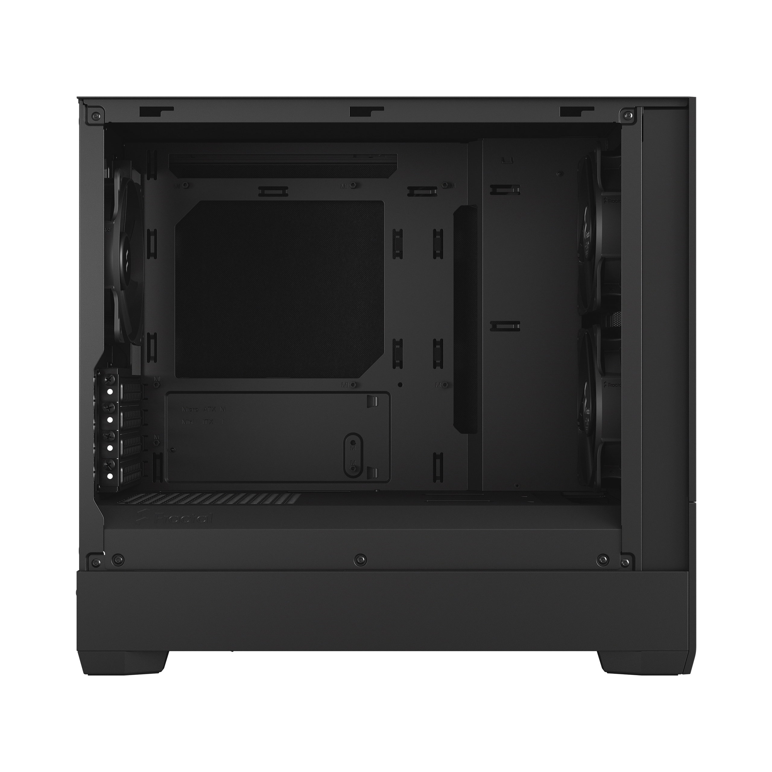 Fractal Design Pop Mini Silent - Mini Tower - PC - Schwarz - micro ATX - Mini-ITX - Stahl - 17 cm, Ansicht 4