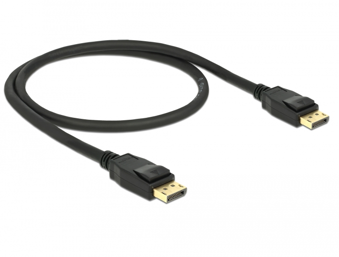 Delock 85506, 0,5 m, DisplayPort, DisplayPort, Männlich, Männlich, 3840 x 2160 Pixel