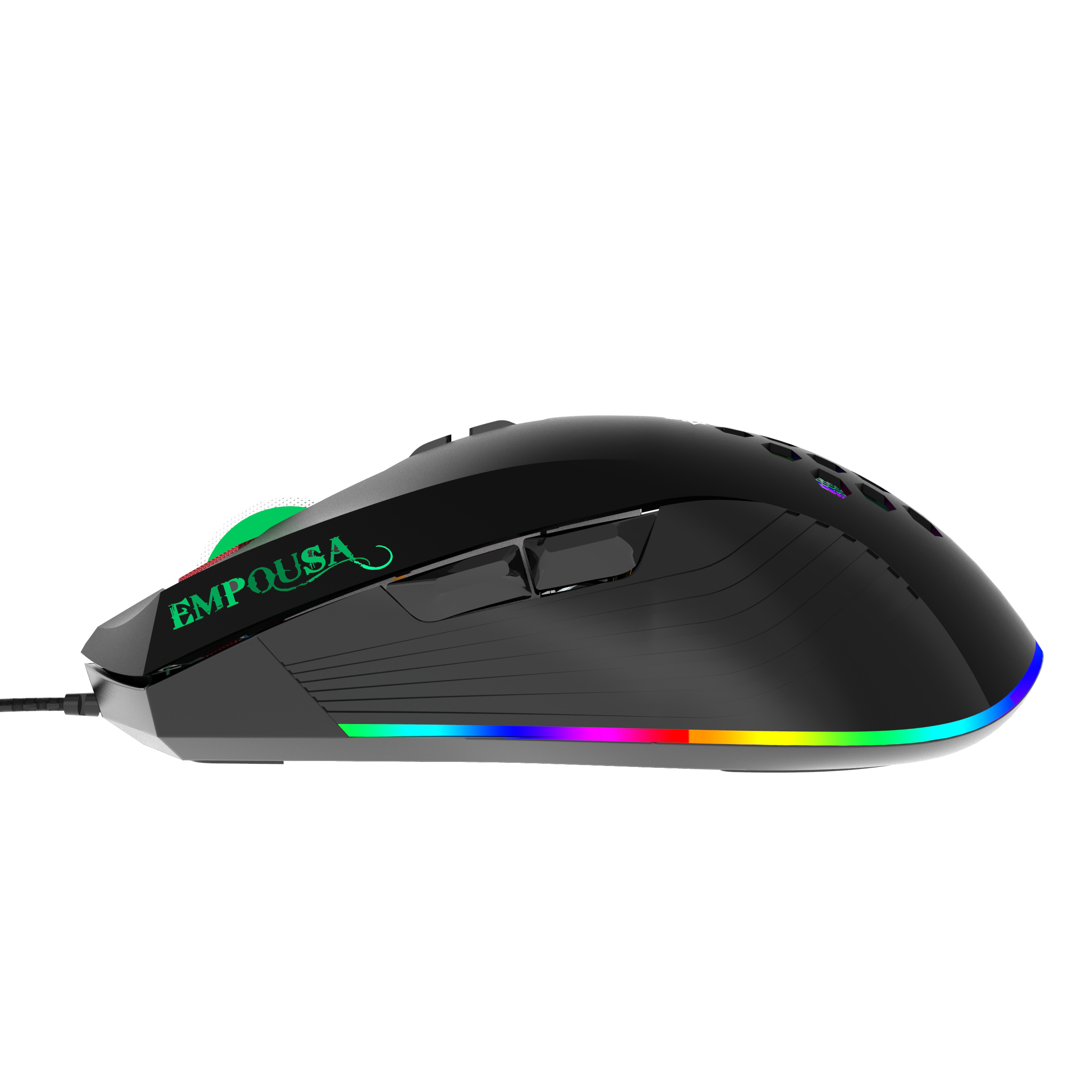 INCA IMG-347 - rechts - Optisch - USB Typ-A - 7200 DPI - Schwarz, Ansicht 2