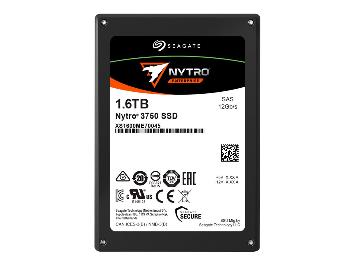 SEAGATE Nytro 3750 SSD 1.6TB SAS 6,35cm (XS1600ME70045)