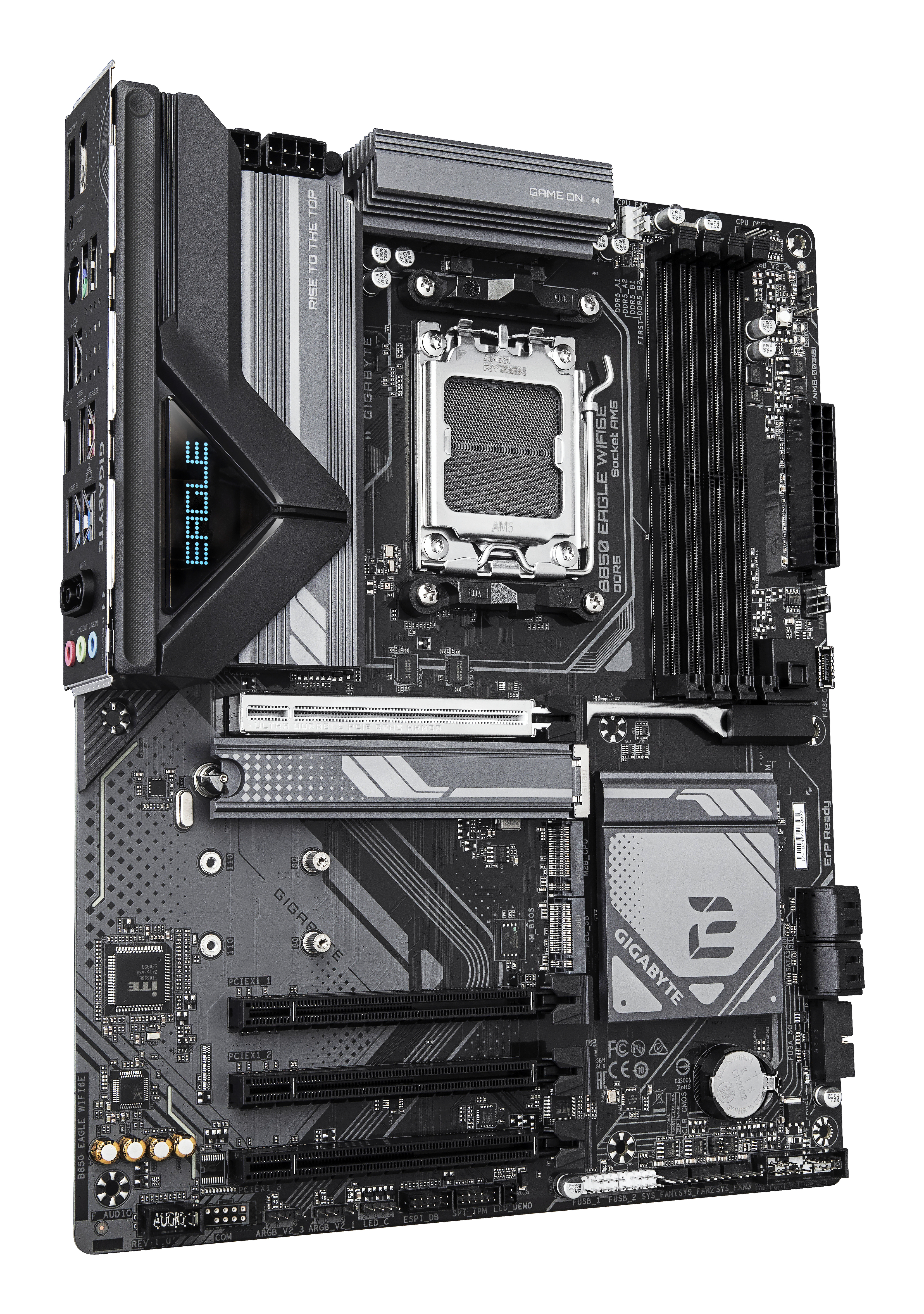Gigabyte GIGA B850 EAGLE WIFI6E AM5/DDR5/3xM.2/WIFI/Type-C/ATX - Mainboard - AMD Sockel AM5 (Ryzen Zen4), Ansicht 3