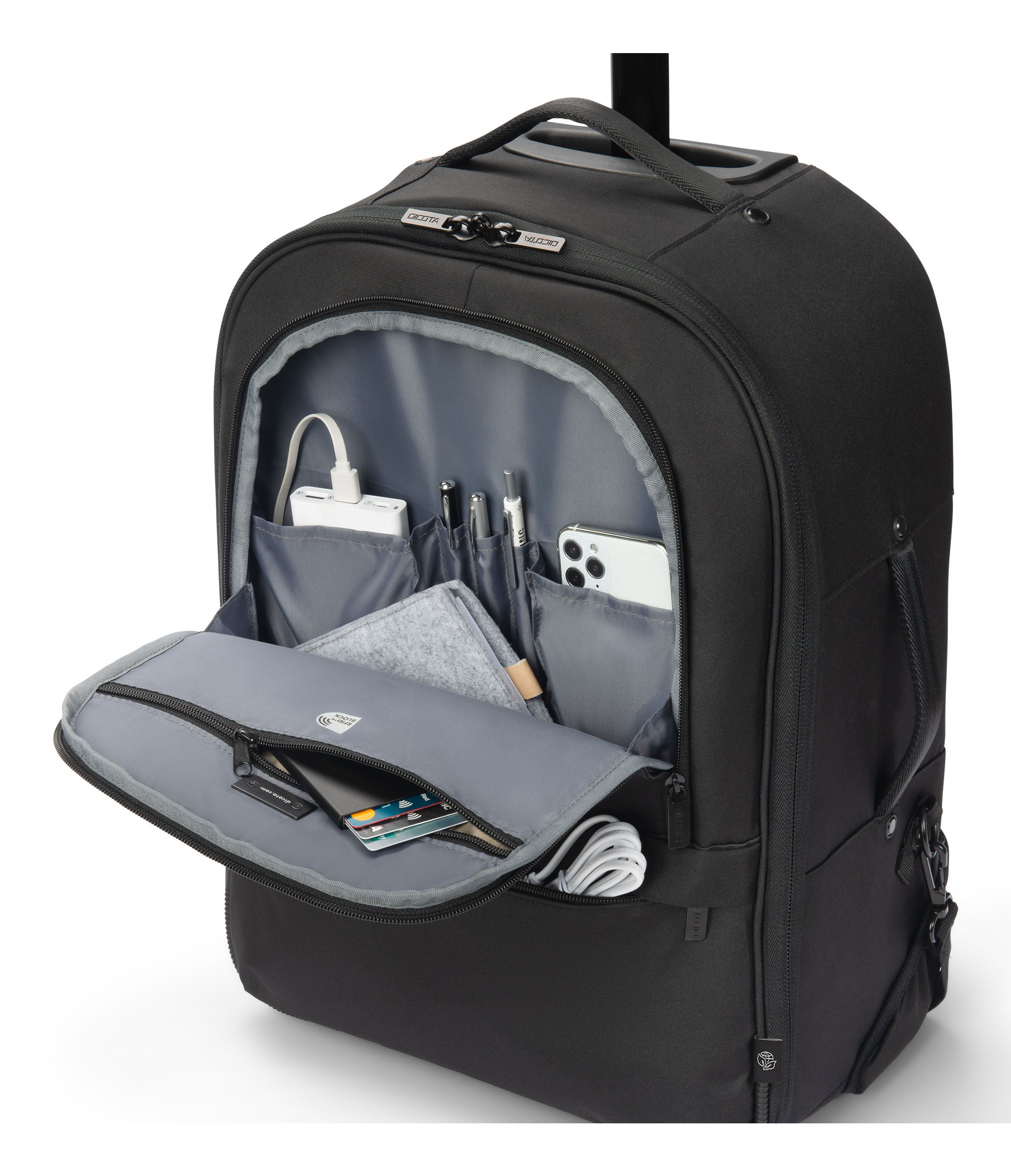 Dicota Eco Core - Notebook-Rucksack - roller, Ansicht 2