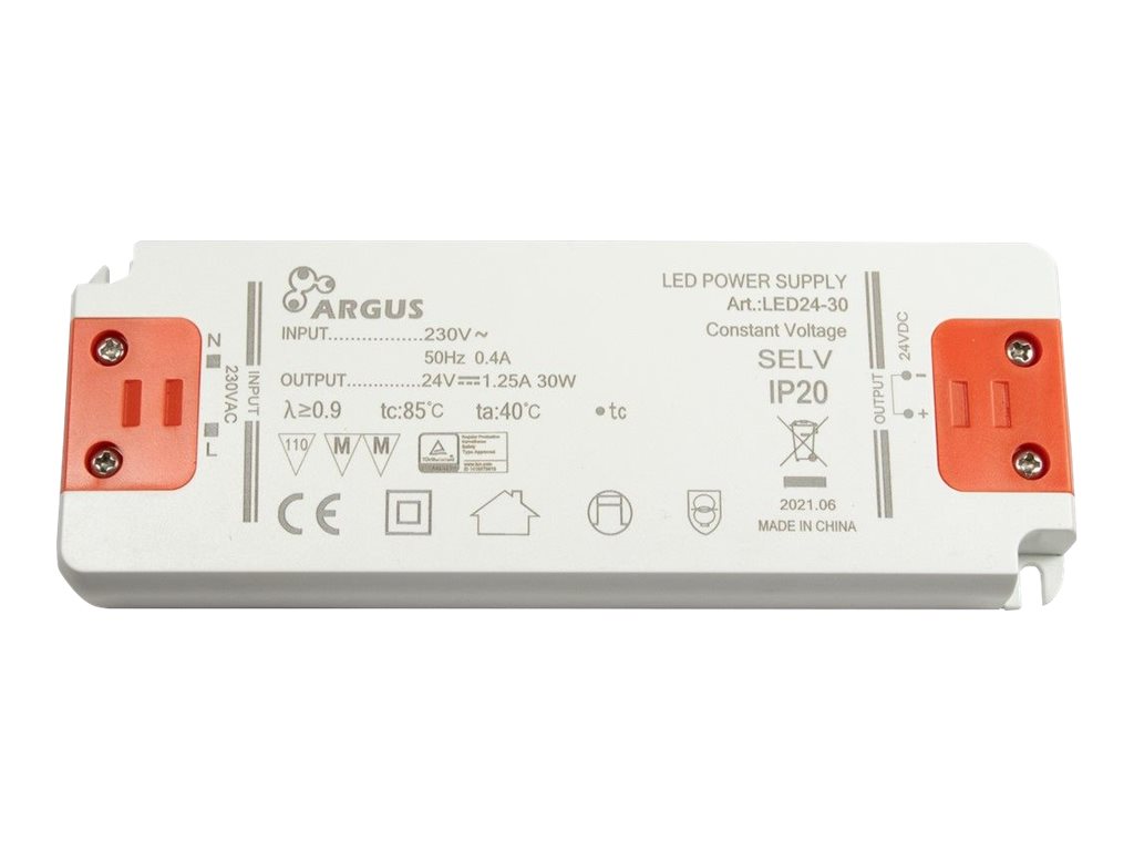 Inter-Tech LED24-30 - LED-Treiber - 30 Watt - 1.25 A (2-polige Klemmleiste), Ansicht 3