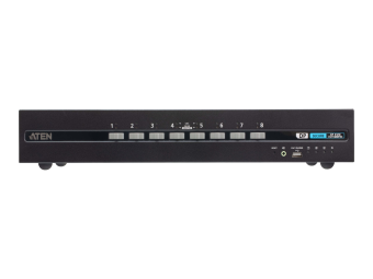 ATEN CS1148DP4C - KVM-Audio-USB-Switch - PSD PP v4.0-konform DisplayPort gesichert mit CAC doppelte Anzeige