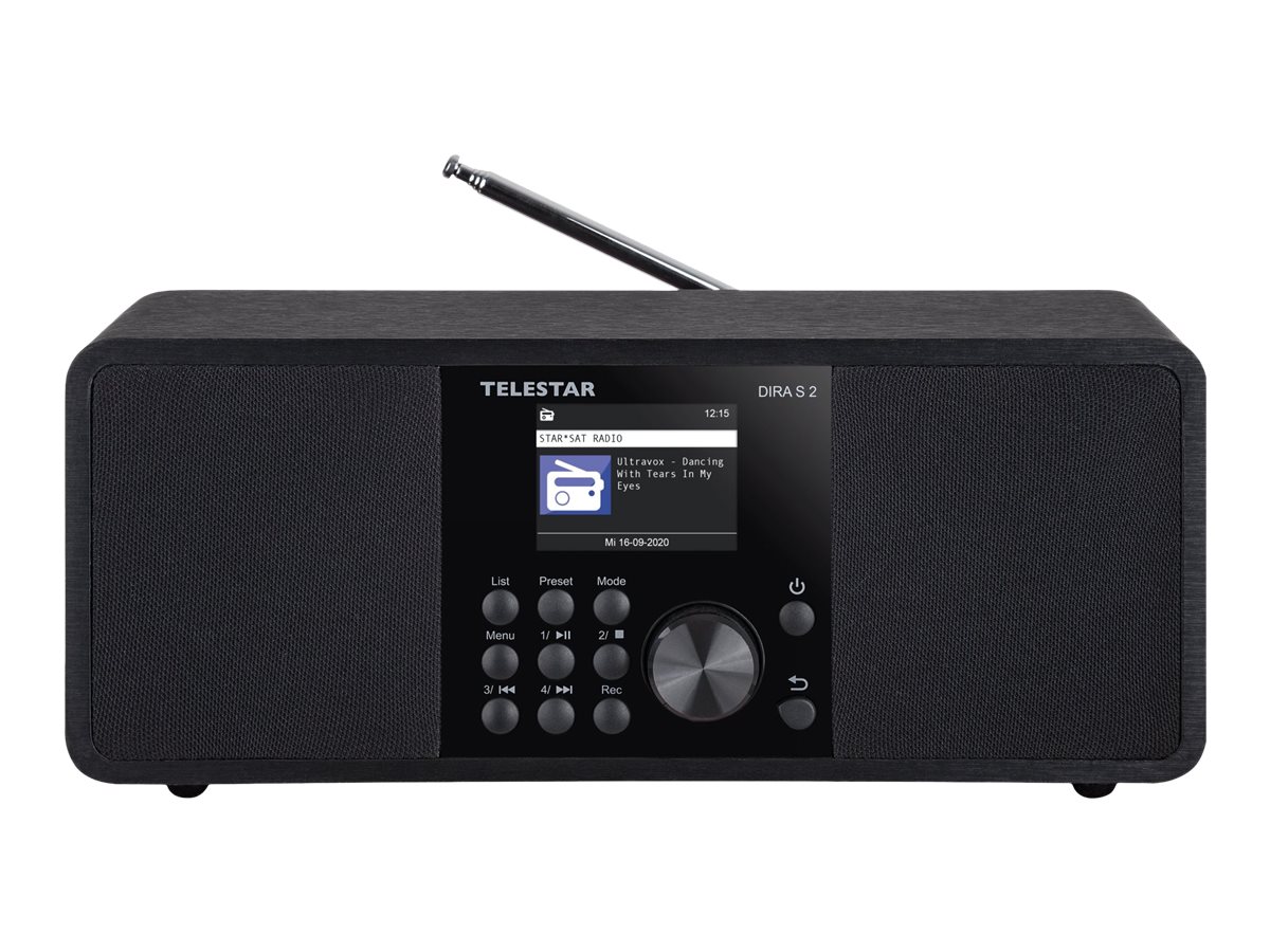Telestar DIRA S 2 - Netzwerk-Audioplayer / DAB-Radiotuner - 20 Watt (Gesamt)