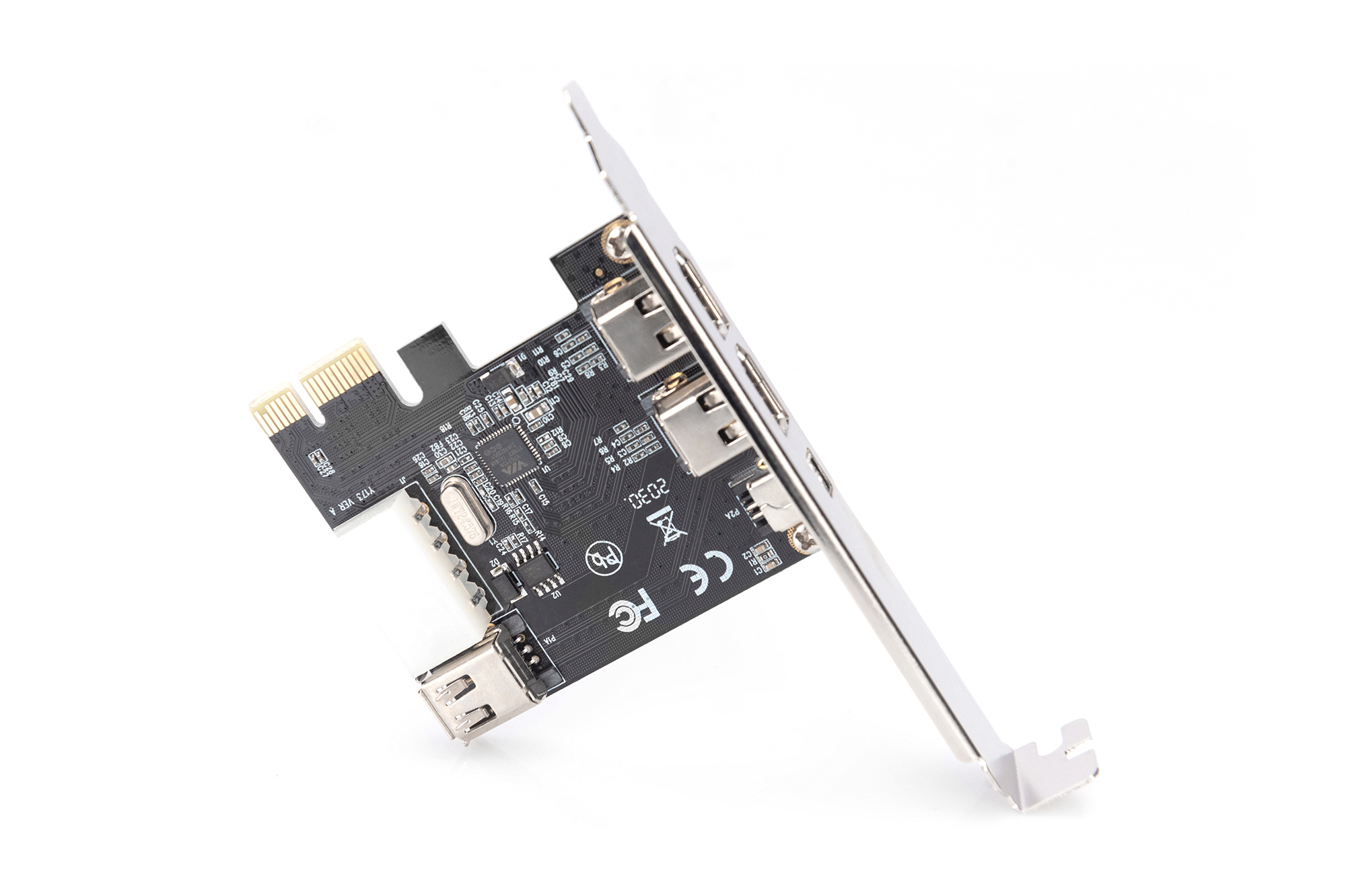 DIGITUS PCI Express Karte, Firewire 1394a (3+1 Port), Ansicht 3