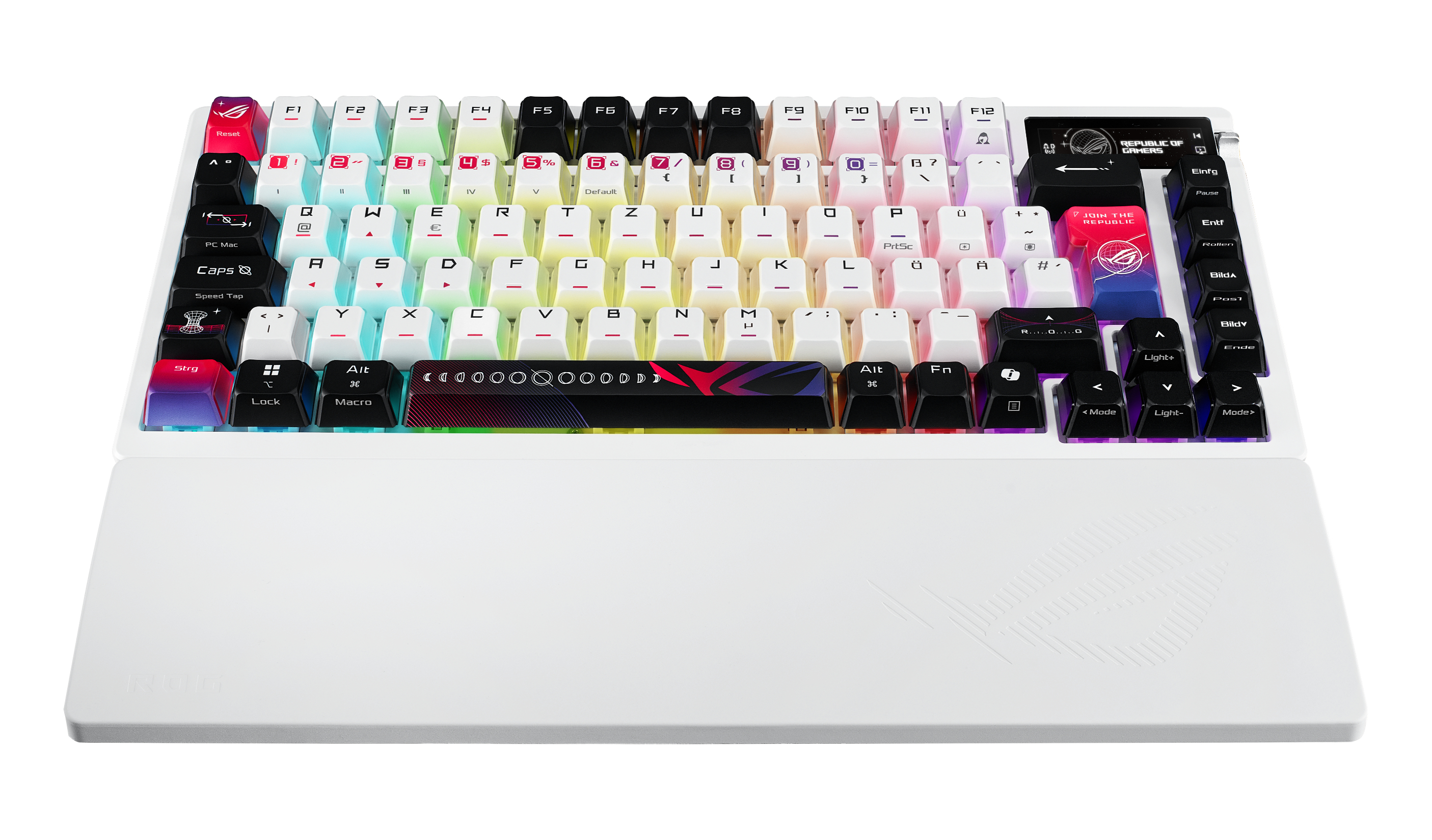 ASUS ROG Azoth X Gaming-Tastatur - Tastatur - TL: Deutsch, QWERTZ, Ansicht 3