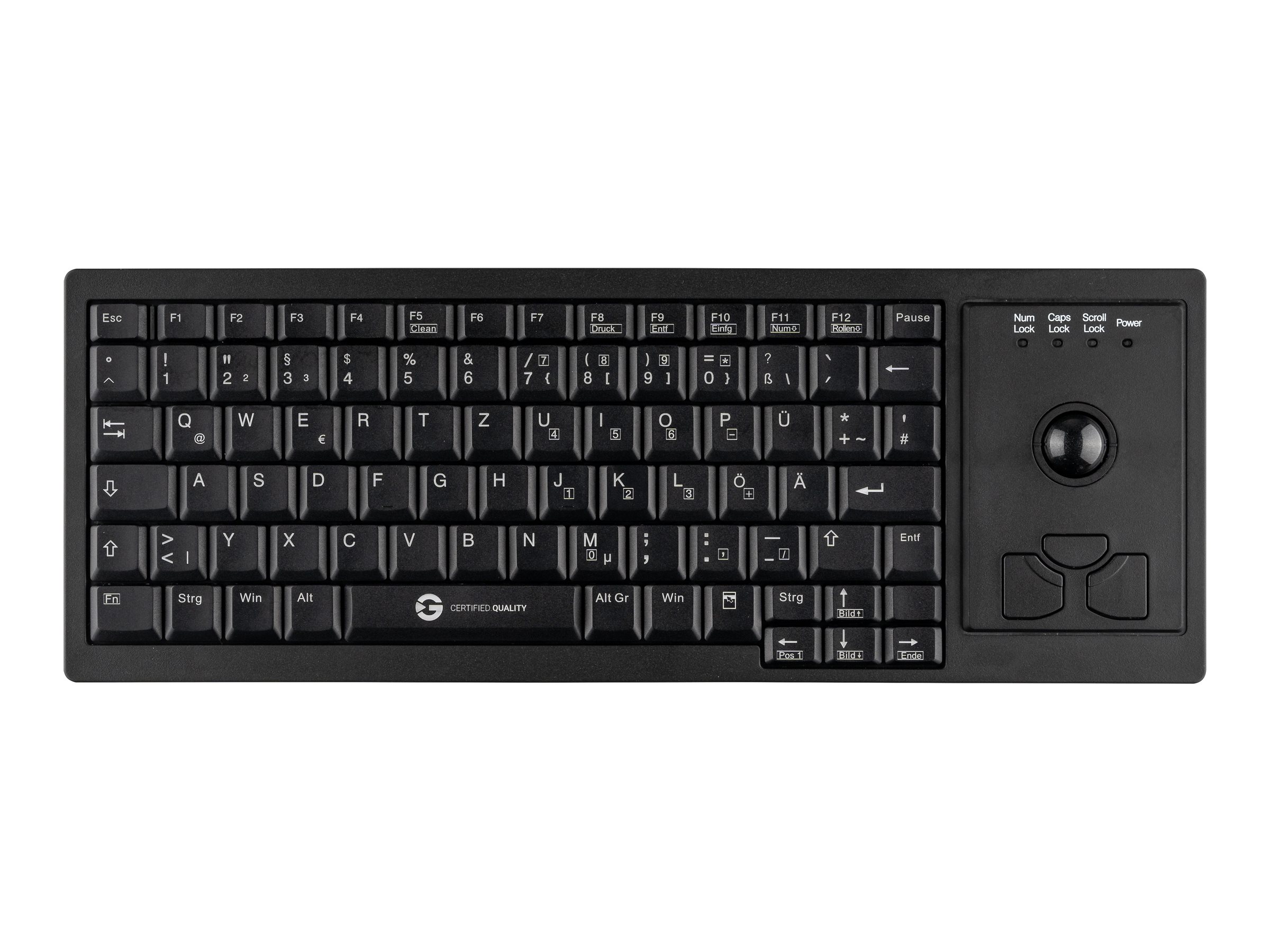 GETT CleanType Xtra Roll - Tastatur - 75% - compact TKL