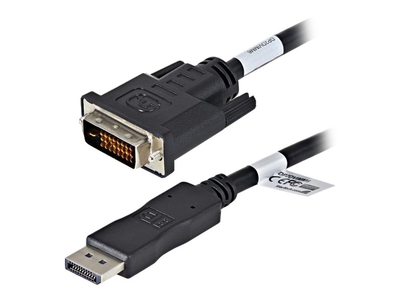 StarTech.com StarTech 10-Pack 6ft DisplayPort to DVI Cable, DisplayPort 1.2 to DVI-D Video Adapter Cable, 1080p, Passive DP++ to DVI Monitor Converter Cable, DP to DVI Digital Display, Male to Male - Passive DP 1.2 to DVI (DP2DVIMM6X10)
