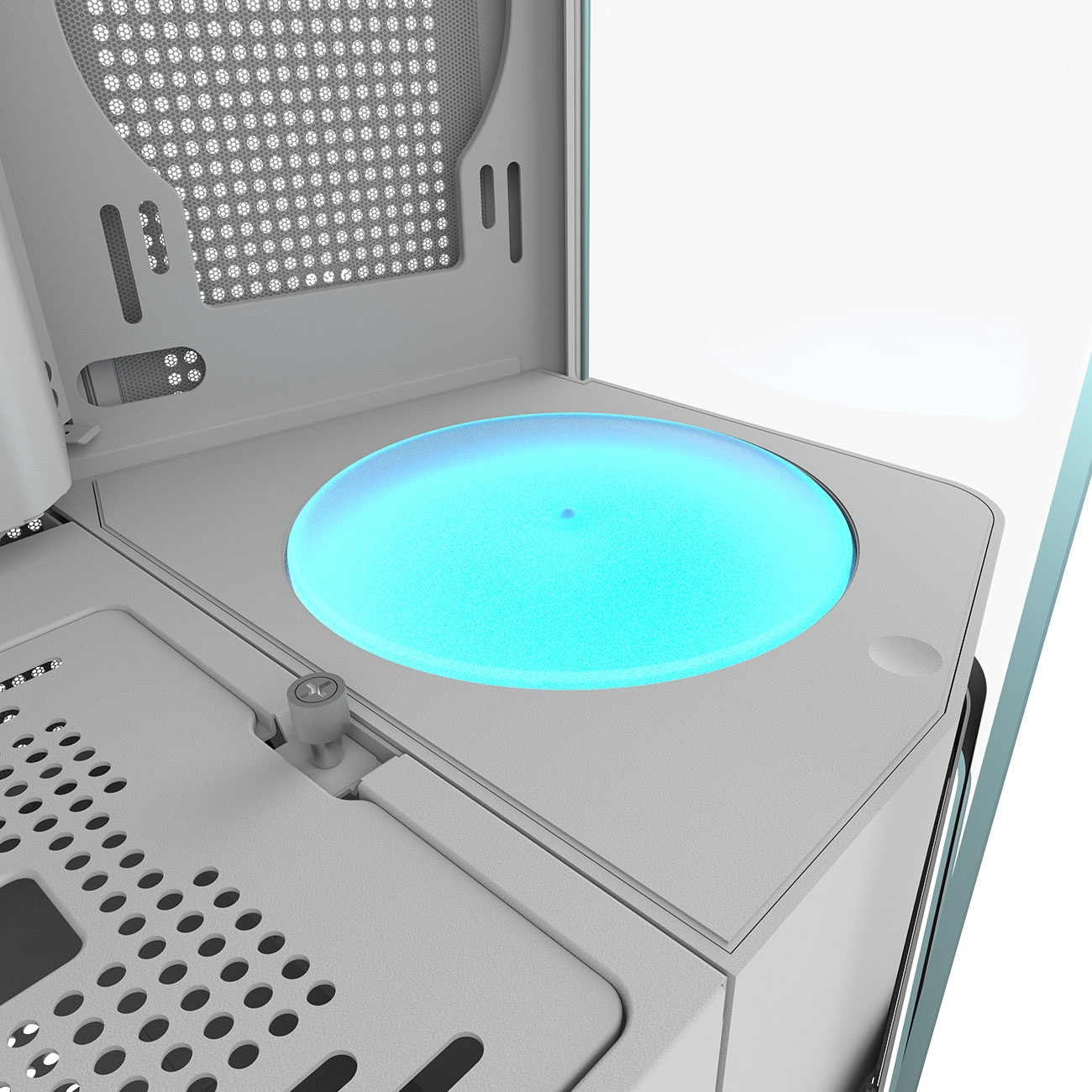 Cougar FV270 RGB - Mid tower - E-ATX - Seitenteil mit Fenster (gehärtetes Glas) - Weiß, Ansicht 4