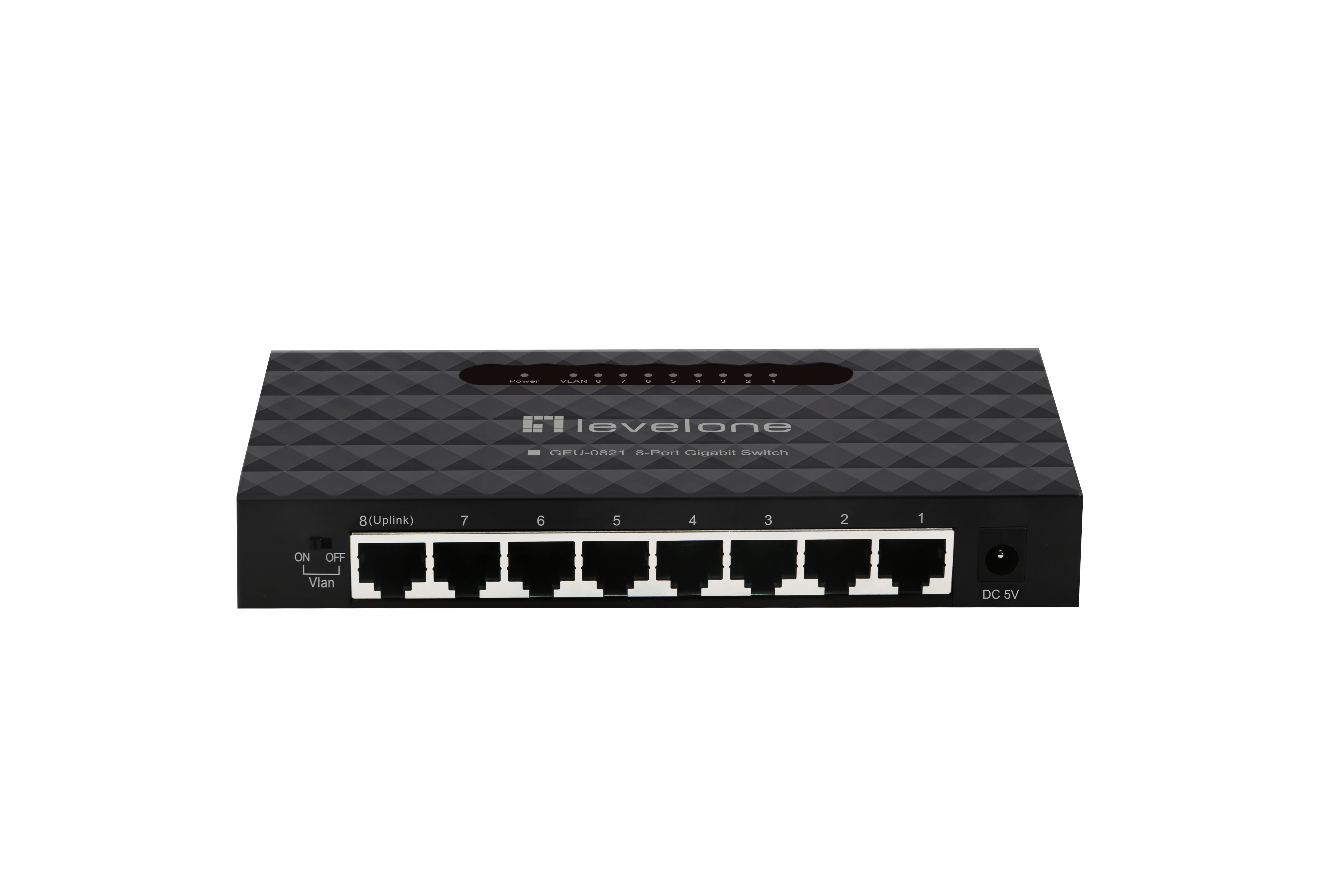 LevelOne GEU-0821 - Switch - 8 x 10/100/1000, Ansicht 2