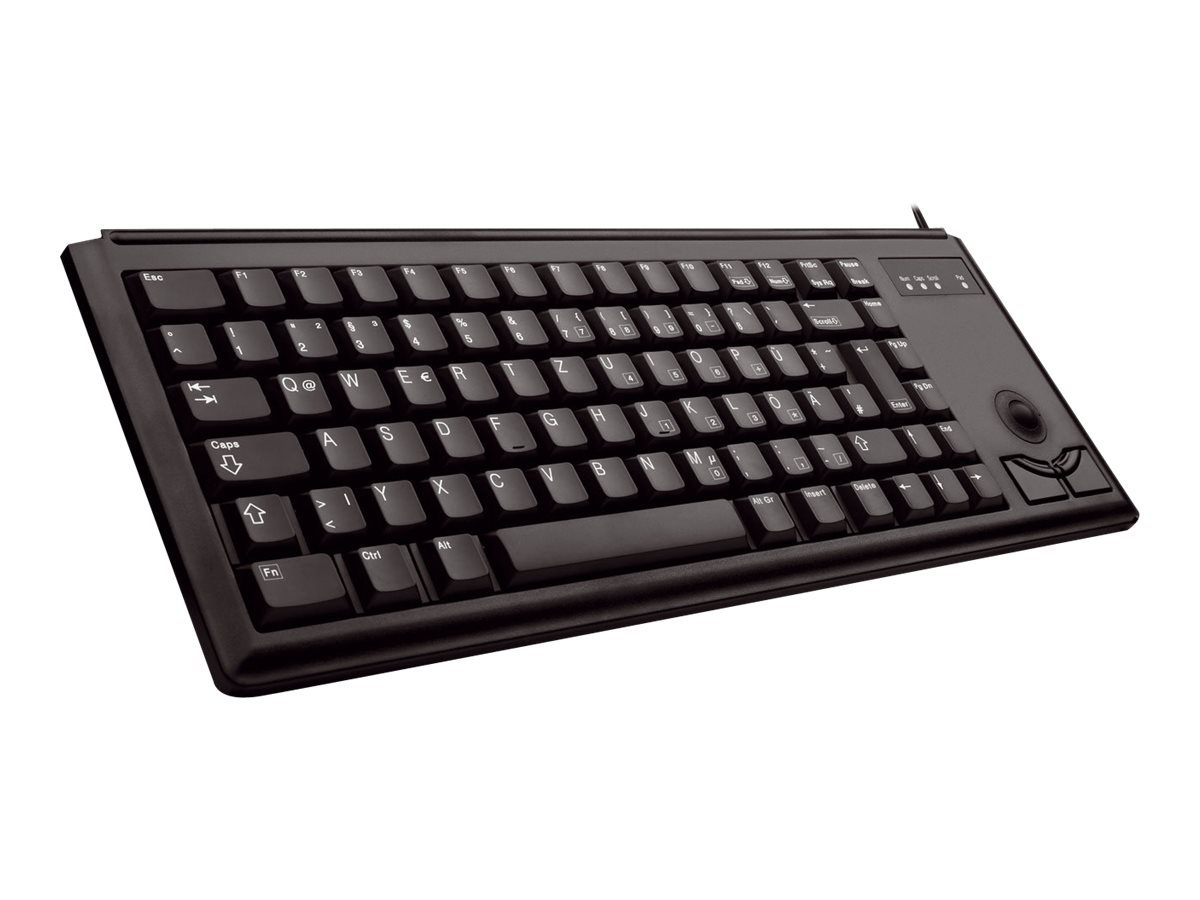 CHERRY Compact-Keyboard G84-4400 - Tastatur - USB - Deutsch - Schwarz