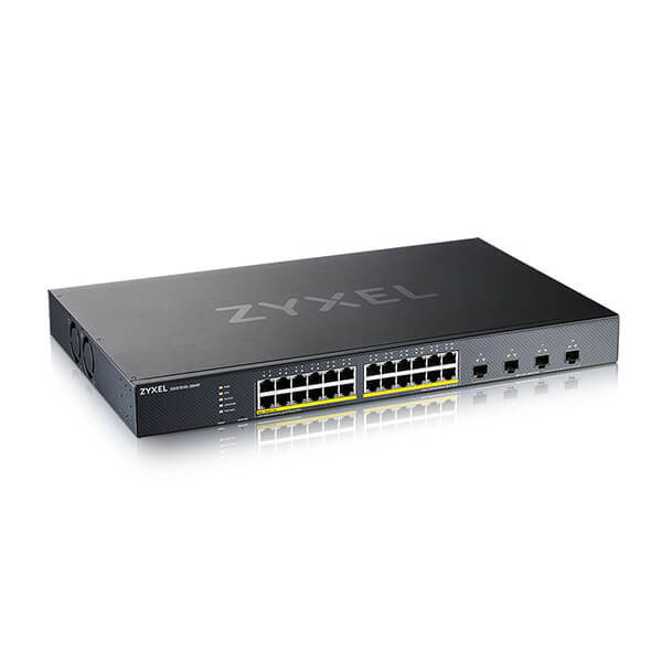 ZyXEL XGS1935-28HP 28 Port Smart Managed PoE Switch 24x Gigabit and 4x 10G SFP+ hybrid, Ansicht 2