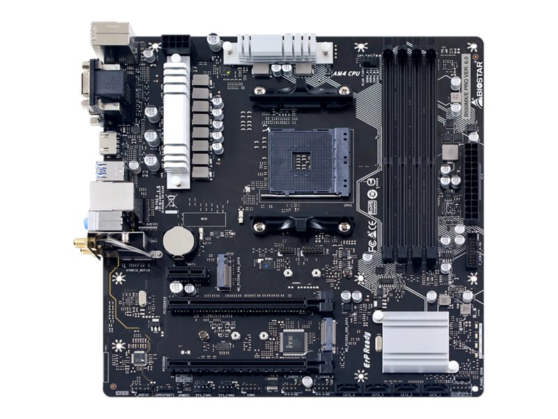 Biostar B550MX/E PRO - Motherboard - micro ATX - Socket AM4 - AMD B550 Chipsatz - USB 3.2 Gen 1 - Gigabit LAN - Onboard-