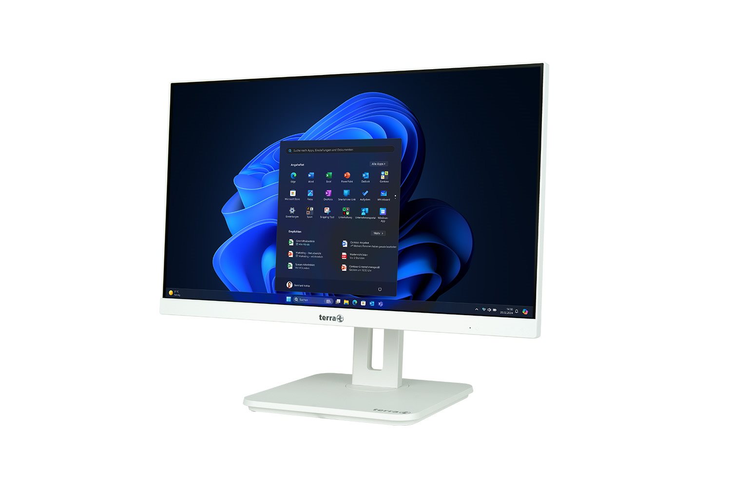 TERRA 2410HA - All-in-One (Komplettlösung) - Core i5 i5-14400 - RAM 16 GB - SSD 500 GB - UHD Graphics 730 - Wi-Fi 6, 1GbE - WLAN: Bluetooth 5.1, 802.11a/b/g/n/ac/ax - Win 11 Pro - Monitor: LED 60.5 cm (23.8")