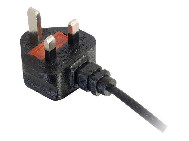 C2G Non-Polarised Power Cord - Stromkabel - power IEC 60320 C7 zu BS 1363 (M)