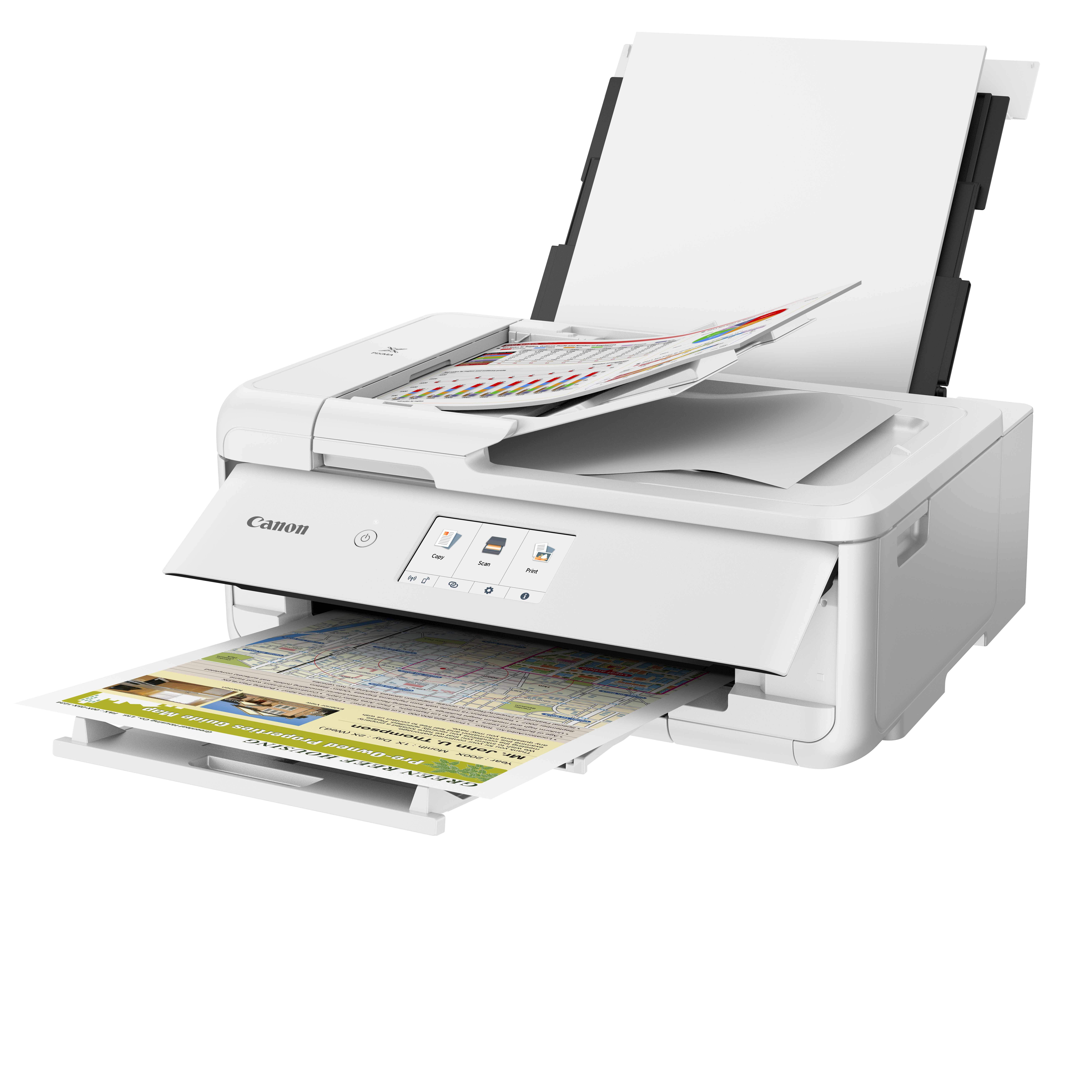 Canon PIXMA TS9551Ca - Multifunktionsdrucker - Farbe - Tintenstrahl - A4 (210 x 297 mm), Ansicht 2