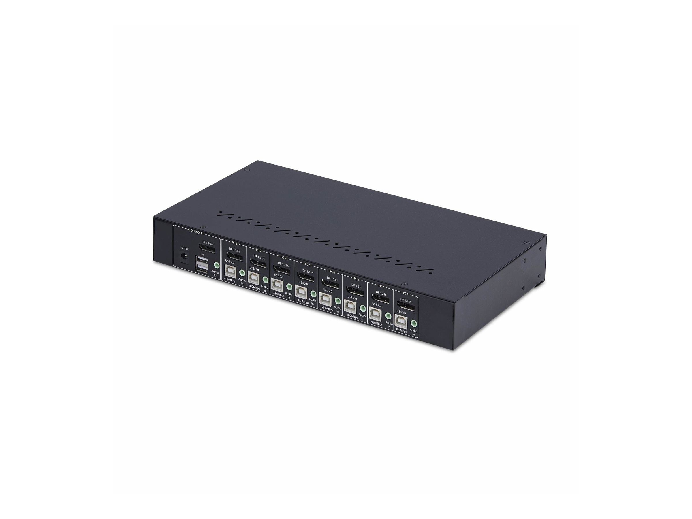 StarTech.com 8-Port DisplayPort KVM Switch w/1U