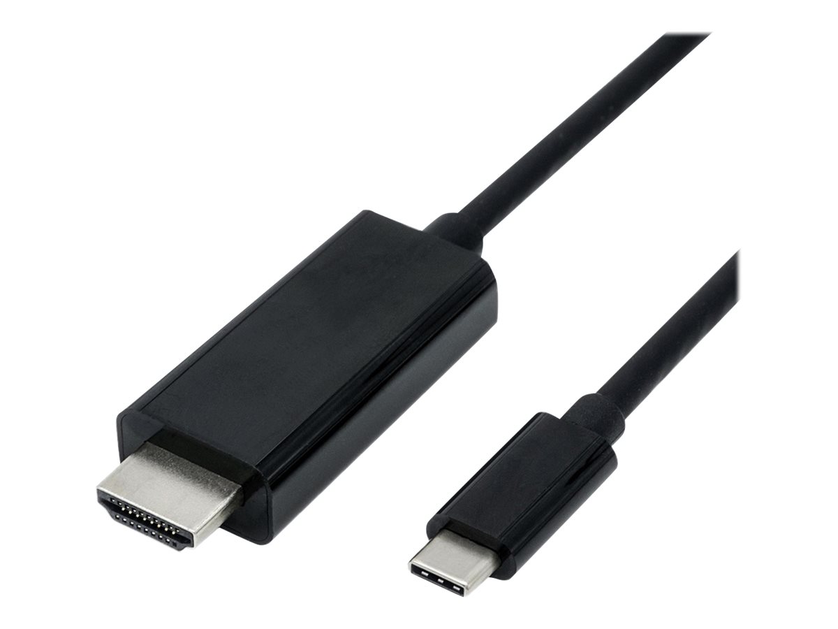 VALUE - Video- / Audiokabel - HDMI männlich zu USB-C männlich - 1 m - abgeschirmt - Schwarz