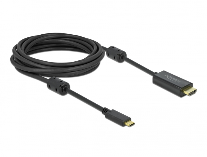 Delock 85972 - 5 m - USB Typ-C - HDMI - Männlich - Männlich - Gerade