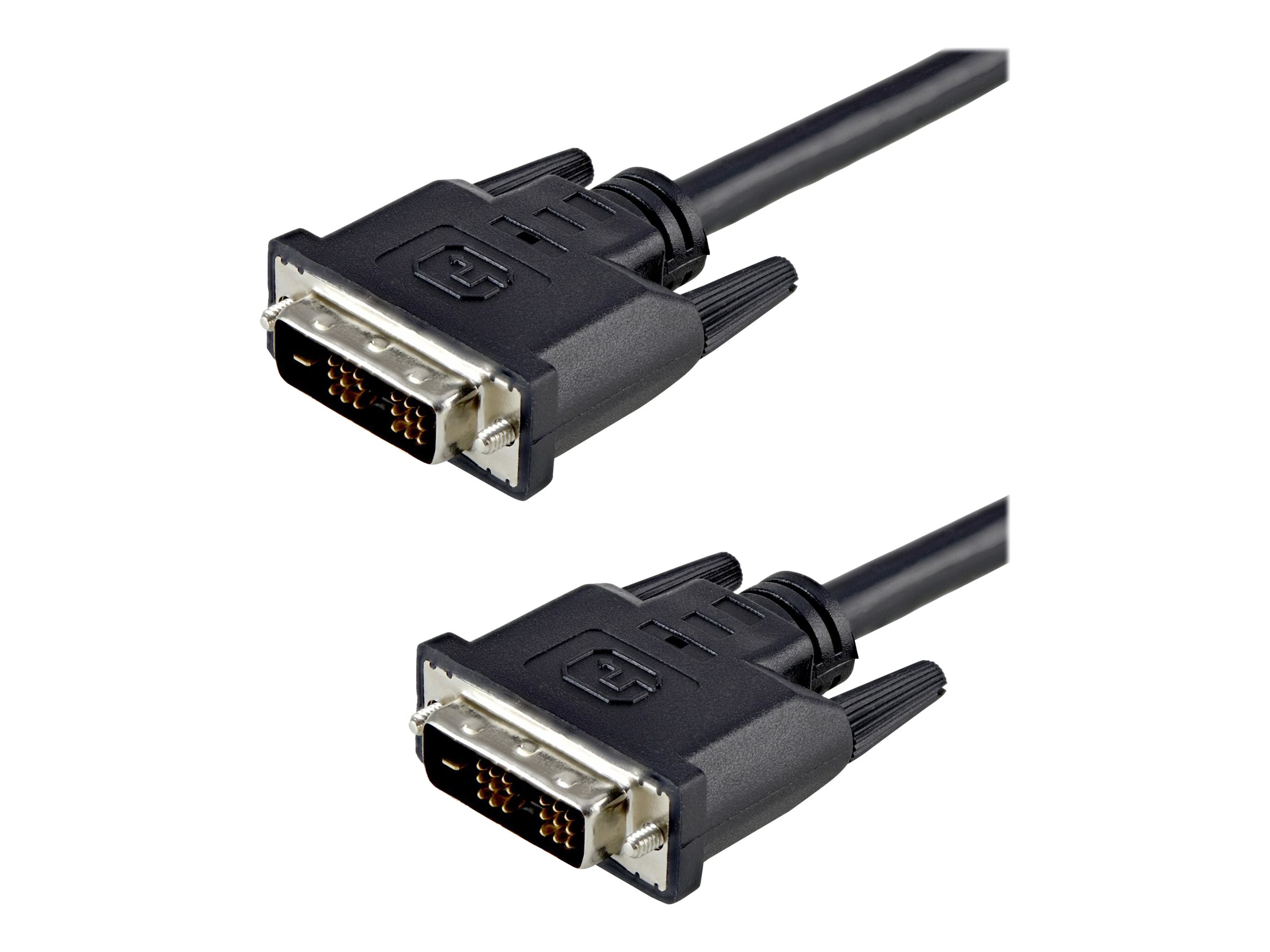 StarTech.com StarTech 2m DVI-D Single Link Kabel - St/St - DVI Monitorkabel - 1920x1200 - DVI Verbindungskabel/Anschlusskabel - Schwarz - DVI-Kabel - Single Link - DVI-D (M)