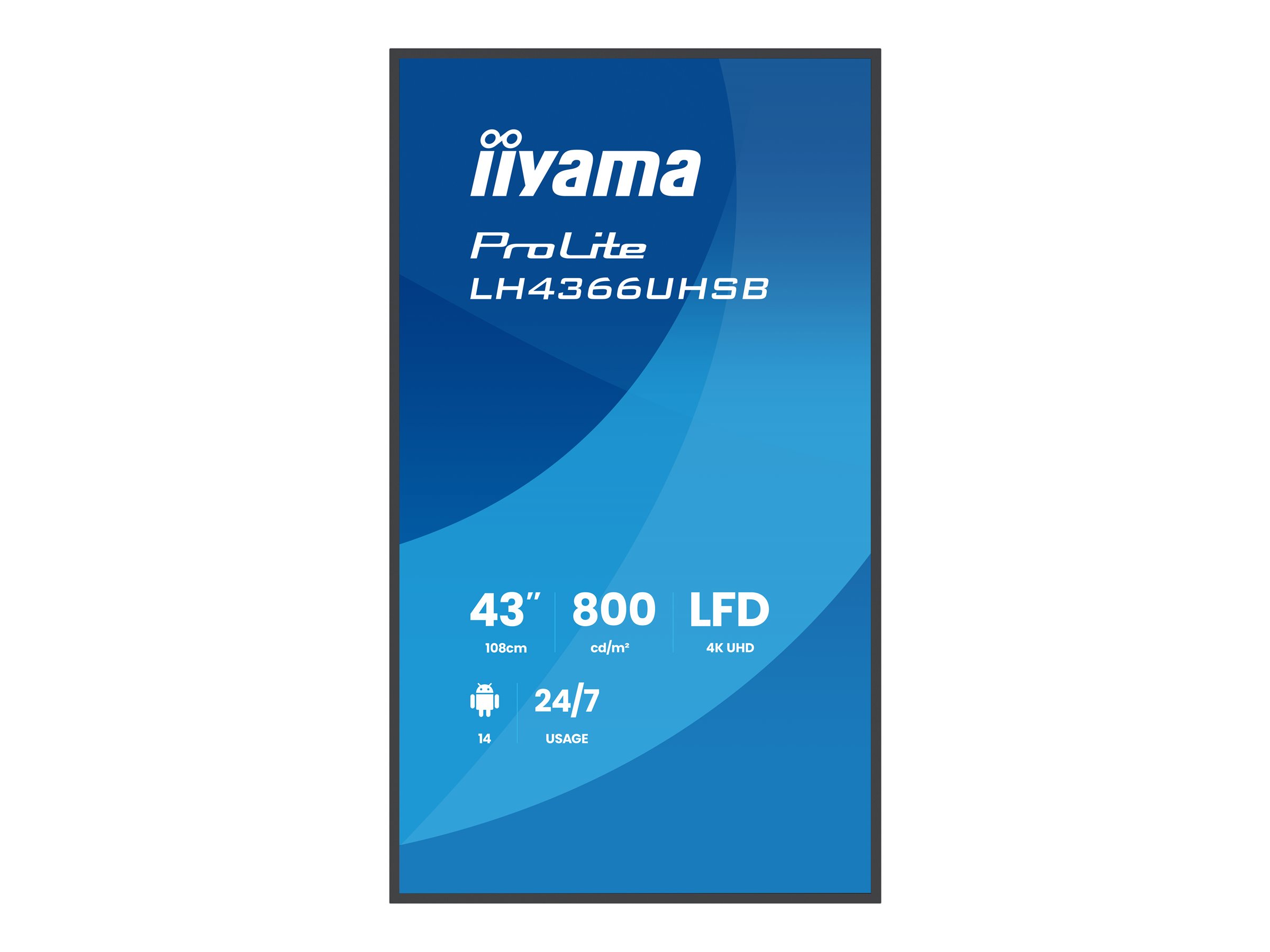 Iiyama ProLite LH4366UHSB-B1AG - 108 cm (42.5")