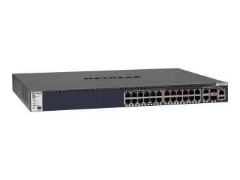 Netgear M4300-28G - Switch - L3 - managed - 2 x 10100100010000 + 2 x 10 Gigabit SFP+ + 24 x 101001000