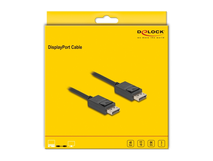 Delock DisplayPort-Kabel - DisplayPort (M), Ansicht 3