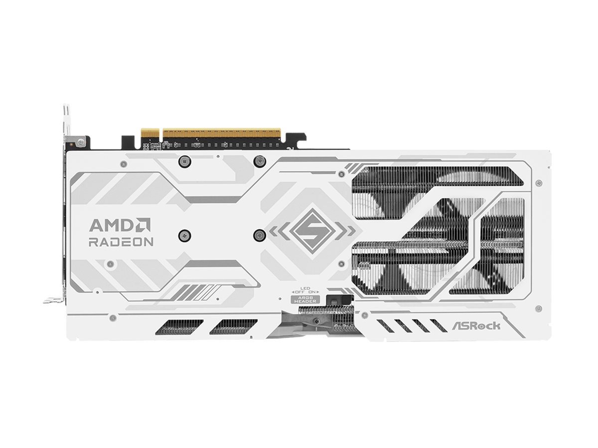ASRock Radeon RX 9060 XT Steel Legend - Grafikkarte - PCI-Express, Ansicht 3