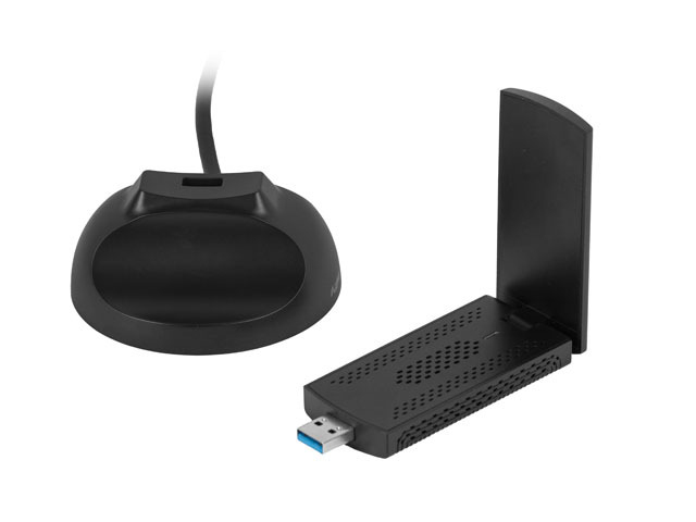 Lanberg USB drahtlose Netzwerkkarte NC3000WI AX3000 Tri-Band - Netzwerkkarte - WLAN, Ansicht 3