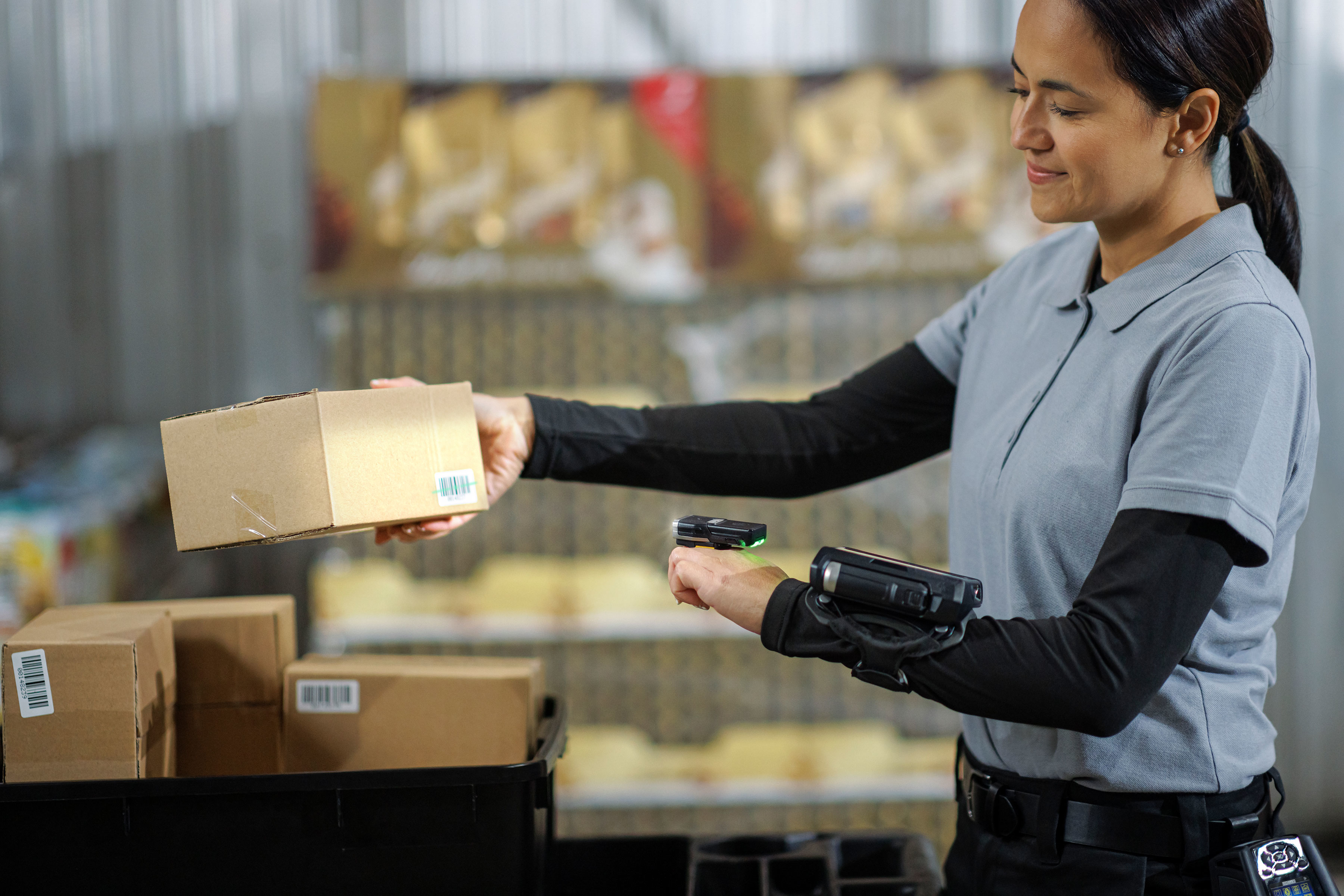 Zebra RS6100 - Barcode-Scanner - tragbar - 2D-Imager - (RS61B0-KBBHZWR), Ansicht 4