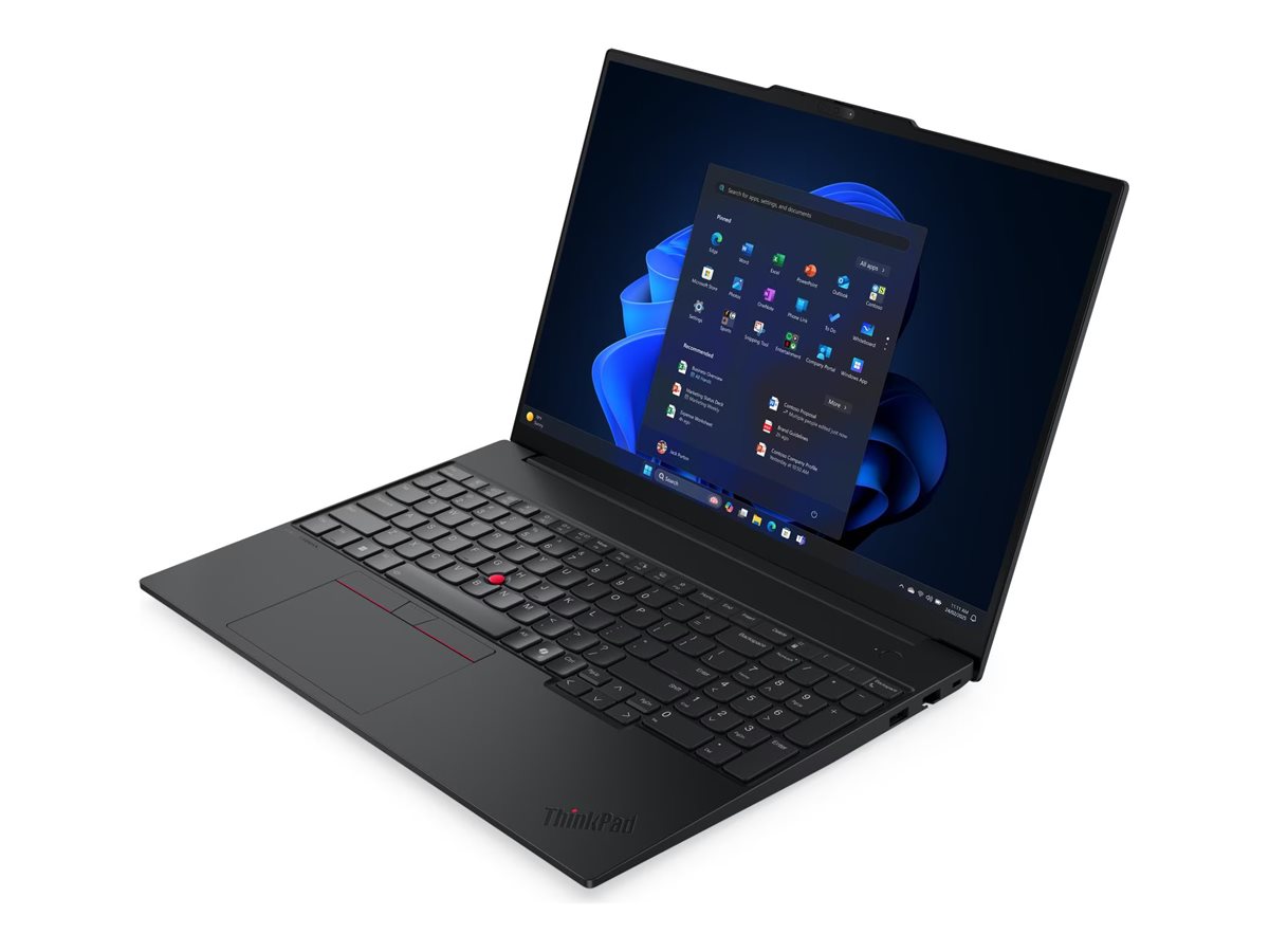 Lenovo ThinkPad E16 Gen 3 22AY - 180°-Scharnierdesign - Intel Core Ultra 7 258V - Win 11 Pro - Intel Arc Graphics 140V - 32 GB RAM - 1 TB SSD TCG Opal Encryption 2, NVMe - 40.6 cm (16")