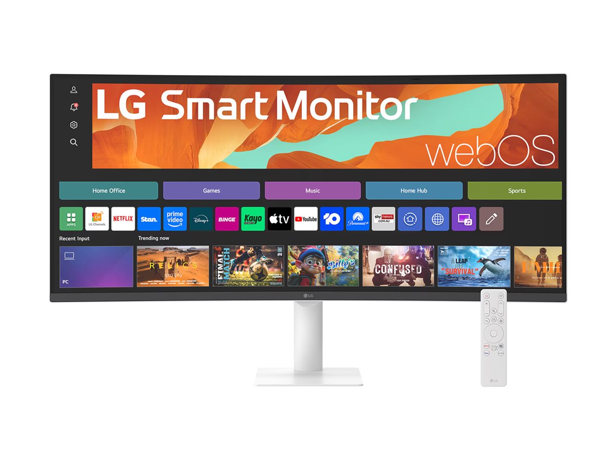 LG 34U601SA-W - LED-Monitor - Smart - gebogen - 86.42 cm (34")